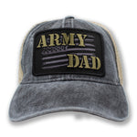 Army Dad Tactical-Style Flag Ball Cap or Trucker Hat