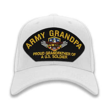 Army Grandpa - Proud Grandfather of a US Soldier Hat - Multiple Colors Available