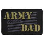 Army Dad Tactical-Style Flag Patch 4" x 2.5"