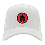 Red and Black Spartan Silhouette Hat - Multiple Colors Available - 2" Diameter Patch