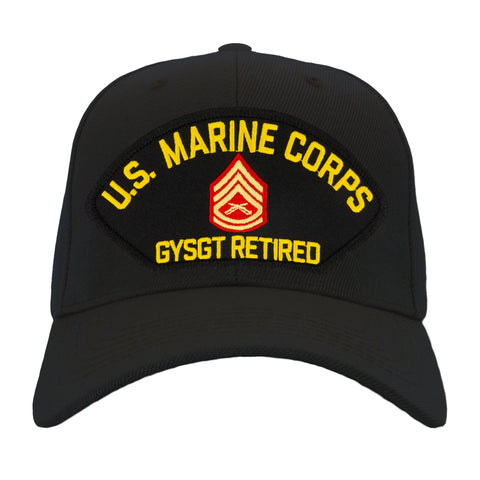 US Marine Corps Gunnery Sergeant Retired Hat - Multiple Colors Available