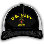 US Navy Veteran Hat - Multiple Colors Available