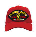 US Army 1st Cavalry Division - Vietnam Veteran Hat - Multiple Colors Available