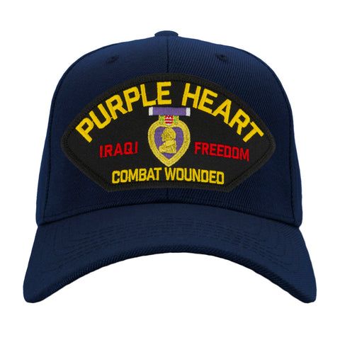 Purple Heart - Iraqi Freedom Veteran Hat - Multiple Colors Available